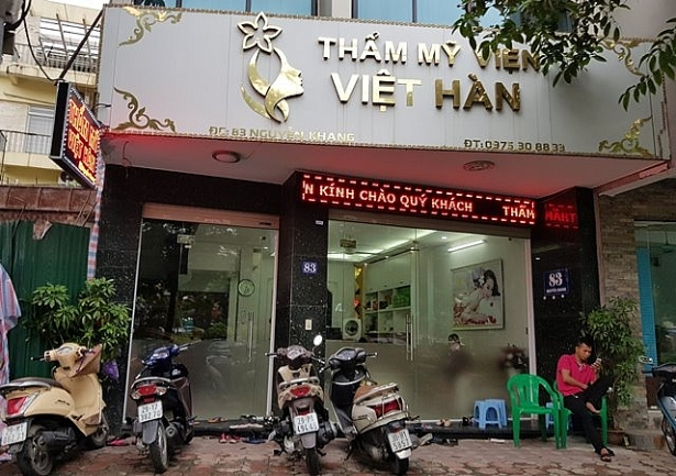 Thẩm mỹ viện Việt Hàn: Thực hiện dịch vụ xâm lấn quá phạm vi chuyên môn